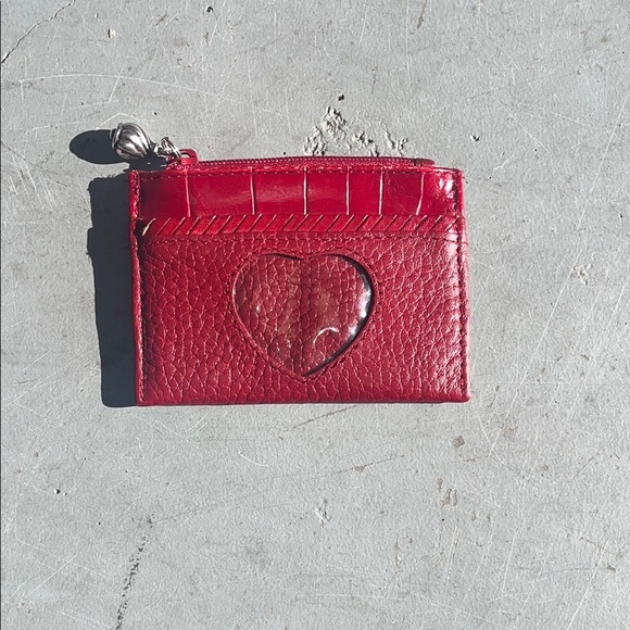 Brighton Red Croc-Embossed Key & Card Holder - Picture 1 of 5